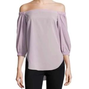 Lilac off the shoulder top